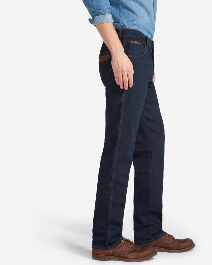Alsjeblieft kijk Onderzoek native Wrangler Texas Stretch Original Fit Mens Jeans - Blue Black - Jeans and  Street Fashion from Jeanstore