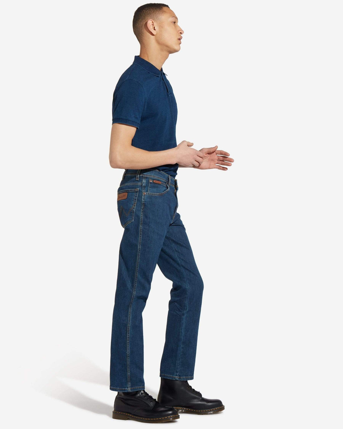 Wrangler Texas Stretch Original Fit Mens Jeans - Darkstone - Jeans and ...